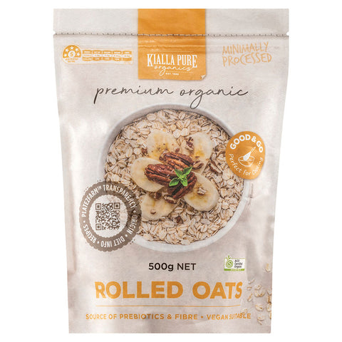 ORGANIC ROLLED OATS 500G (#109237)