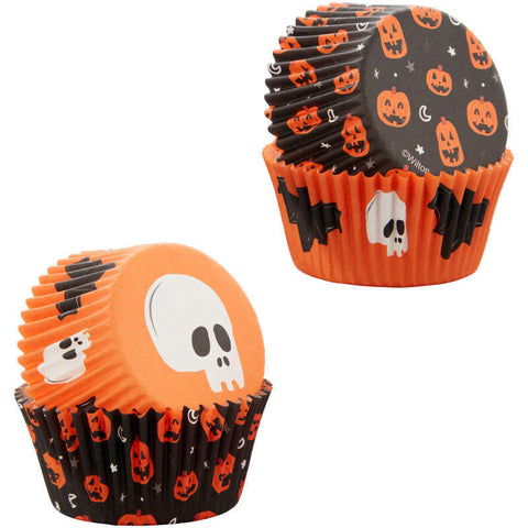 HALLOWEEN CUPCAKE DECOR KIT 2107-0-0325 72PC (#109297)