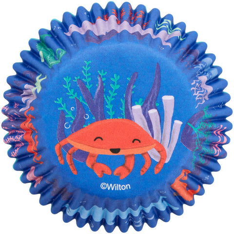 STD BAKING CUPS SEA LIFE 415-0-0647 75PCS (#109304)