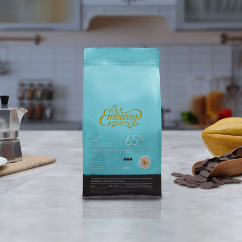 DARK CHOCOLATE COUVERTURE OCEANIC BLEND 65% (#109801)