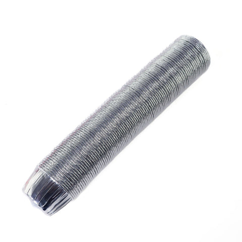 SOUFFLE BAKING CASE SILVER 50X40MM 100PC (#109822)