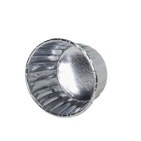 SOUFFLE BAKING CASE SILVER 50X40MM 100PC (#109822)