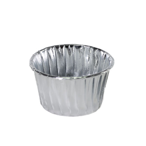 SOUFFLE BAKING CASE SILVER 50X40MM 100PC (#109822)