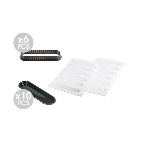 KIT TARTE RING OBLONG 146X34MM 6PC 25.287.87.0065 (#110154)