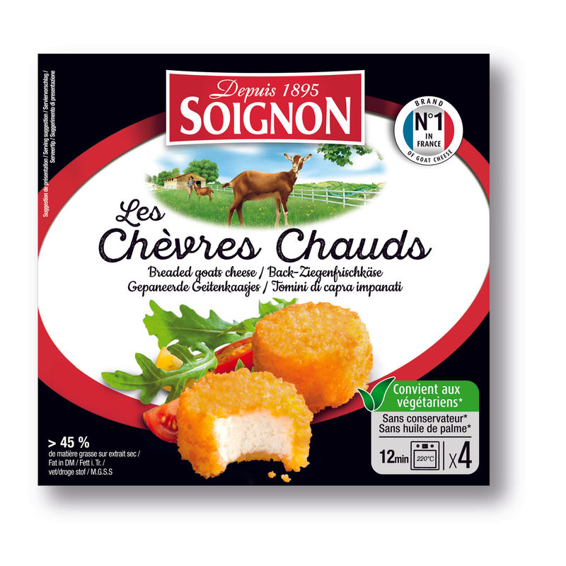 BREADED GOAT CHEESE 4X25G (