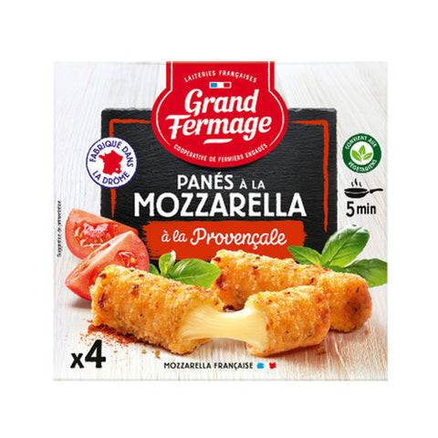 BREADED MOZZARELLA STICK CHEESE 4X25G (#110190)