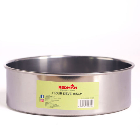 STAINLESS STEEL SIEVE 15CM (#110420)