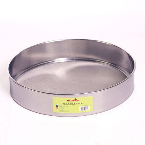 STAINLESS STEEL SIEVE 24CM (#110422)