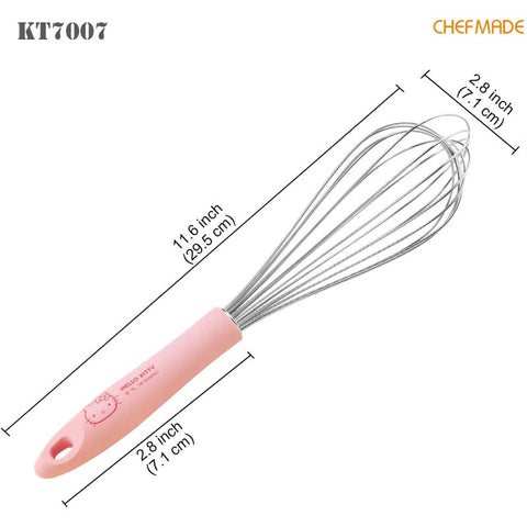 WHISK STAINLESS STEEL 11" HELLO KITTY (#110452)
