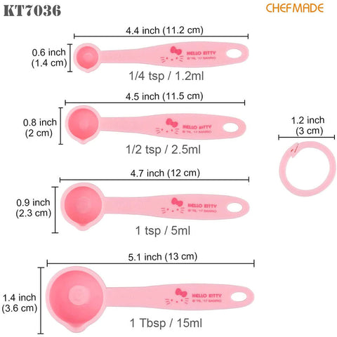 PP MEASURING SPOON 4PC HELLO KITTY (#110453)