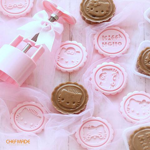 PRESS MOULD 75G 8PC HELLO KITTY (#110465)