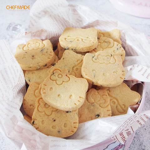 MOULD COOKIE PP 4PC HELLO KITTY (#110466)