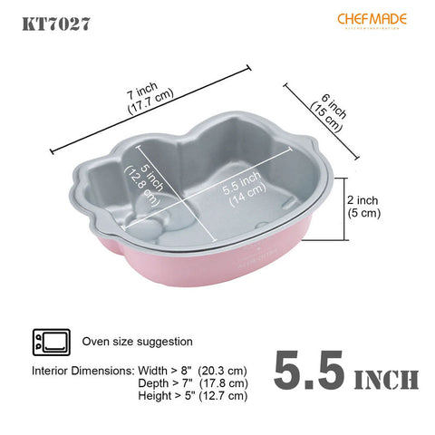 CAKE PAN NON-STICK 6" HELLO KITTY (#110467)