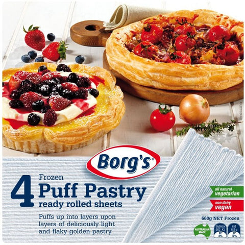 PUFF PASTRY SHEET / BORG'S 660G (#110554)