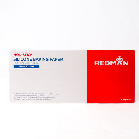 SILICONE BAKING PAPER 33X27CM 100PC (#110687)