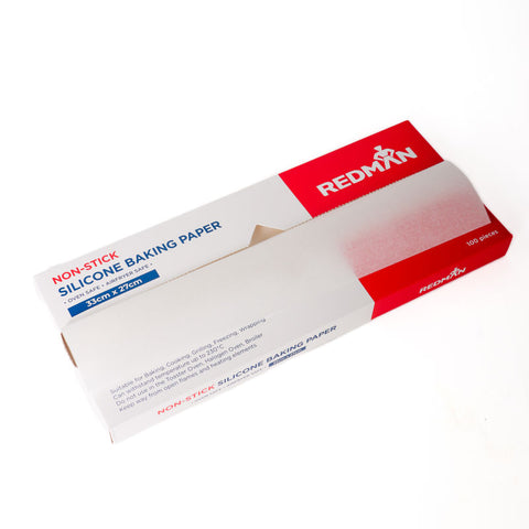 SILICONE BAKING PAPER 33X27CM 100PC (#110687)