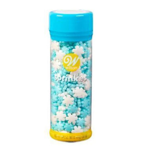 SPRINKLES XMAS PEARLIZED SNOWFLAKE TALL 6CT CDU 710-7662X (#110800)