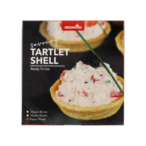 TARTLET SHELL BIG RD SAVOURY RETAIL 8PCS (#111094)