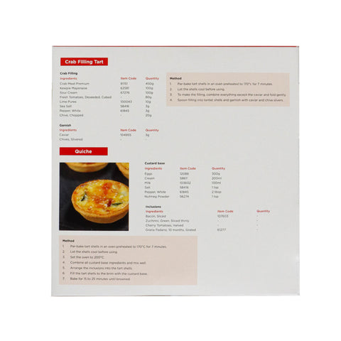 TARTLET SHELL BIG RD SAVOURY RETAIL 8PCS (#111094)