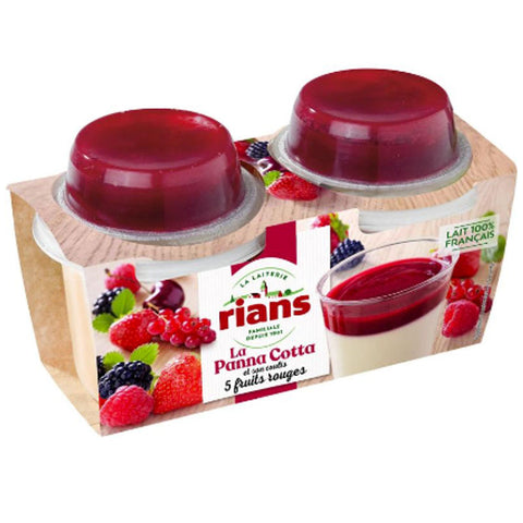 PANNA COTTA WITH RED FRUITS 2X120G (#111472)