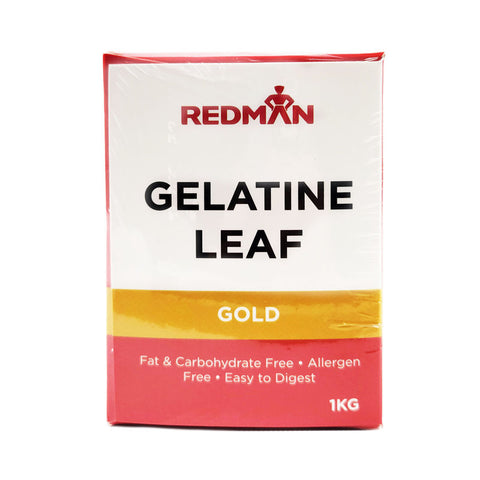 BOVINE GELATINE LEAF GOLD 1KG/REDMAN (#111474)