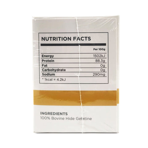 BOVINE GELATINE LEAF GOLD 1KG/REDMAN (#111474)