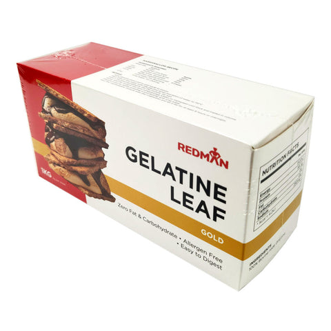 BOVINE GELATINE LEAF GOLD 1KG/REDMAN (#111474)