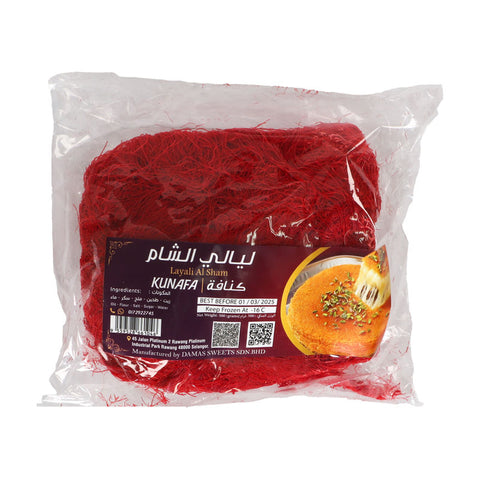 PREMIUM KUNAFA DOUGH ROSE VELVET/Layali al sham 500G (#111908)