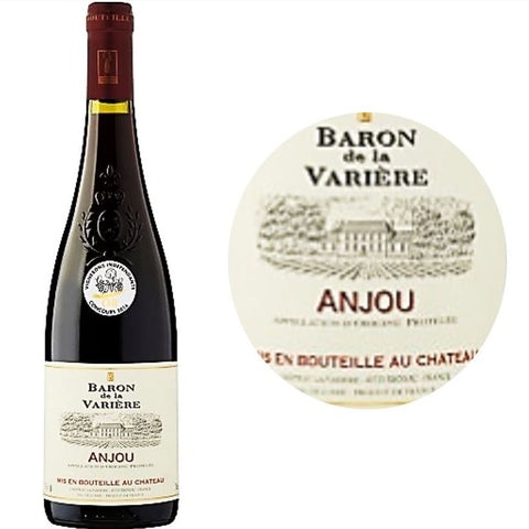 RED WINE-CABERNET FRANC RED WINE ANJOU BARON DE LA VARIERE 2018750ML (#112188)