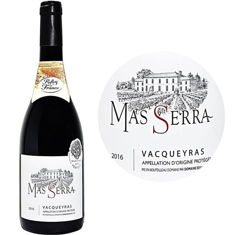 RED WINE-VACQUEYRAS ROUGE BIO 2020750ML (#112189)