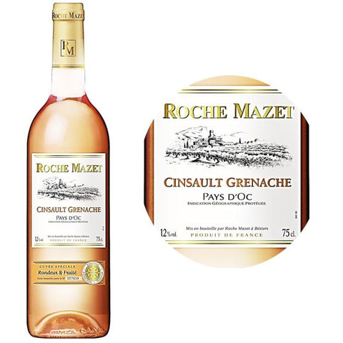 Rose Wine-Cinsault Grenache IGP Pays dOc Rose Wine 2020-2023750ML (#112249)