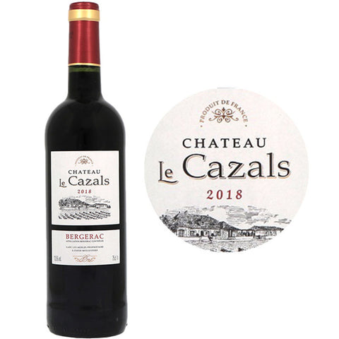 Red Wine-Merlot Cabernet Sauvignon Malbec Red Wine Bergerac 2019750ML (#112285)