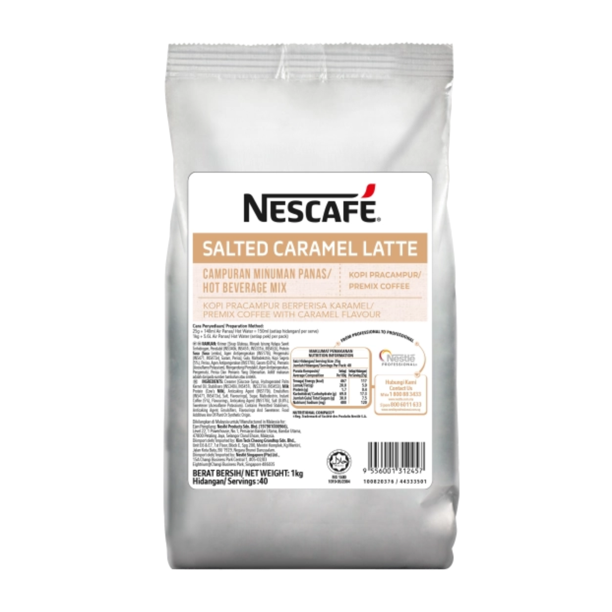 SALTED CARAMEL LATTE/NESCAFE 16X1KG (