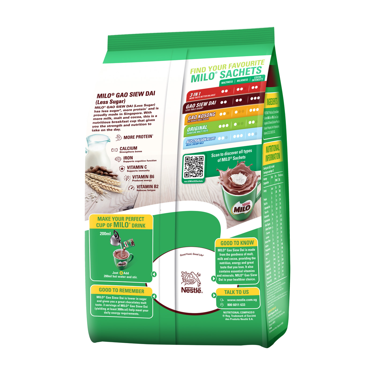 MILO GAO SIEW DAI POWDER VENDING 1KG (