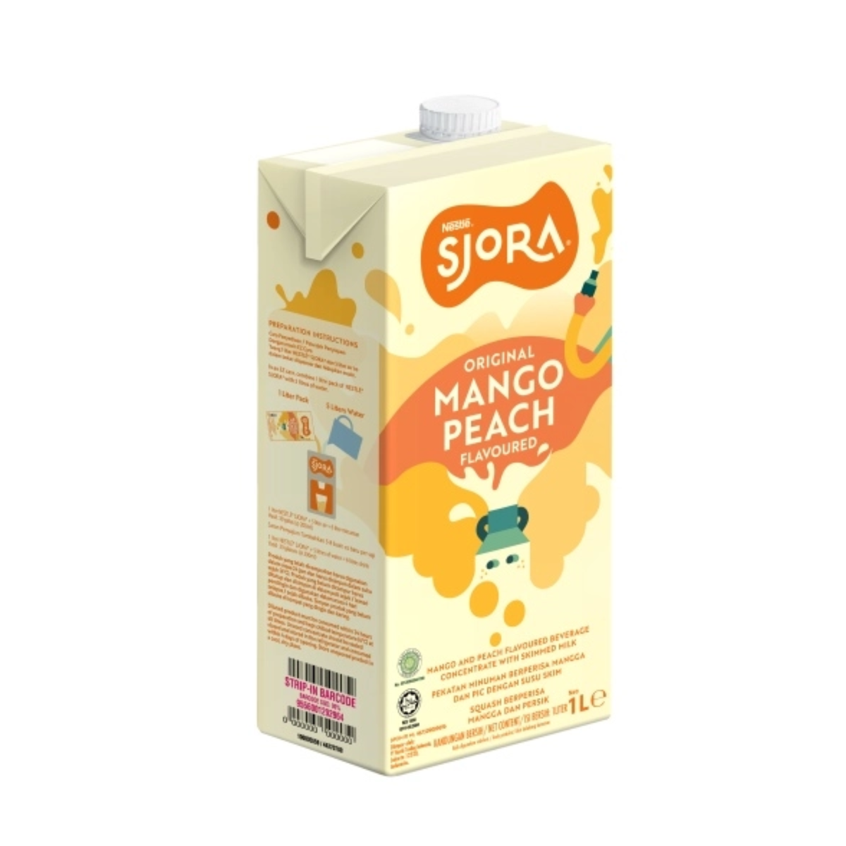 MANGO PEACH CONC SGR TAX/SJORA 1L (