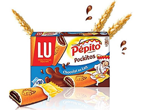 MILK CHOCOLATE PEPITO BISCUITS 295G (#116750)