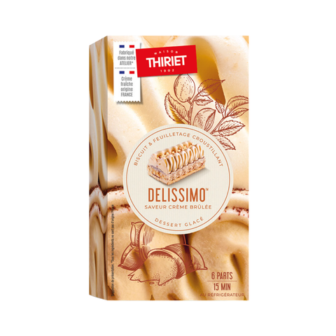 DELISSIMO CR√ÀME BR√ÕL√ÂE DESSERT 400G 6 PORTIONS (#112989)