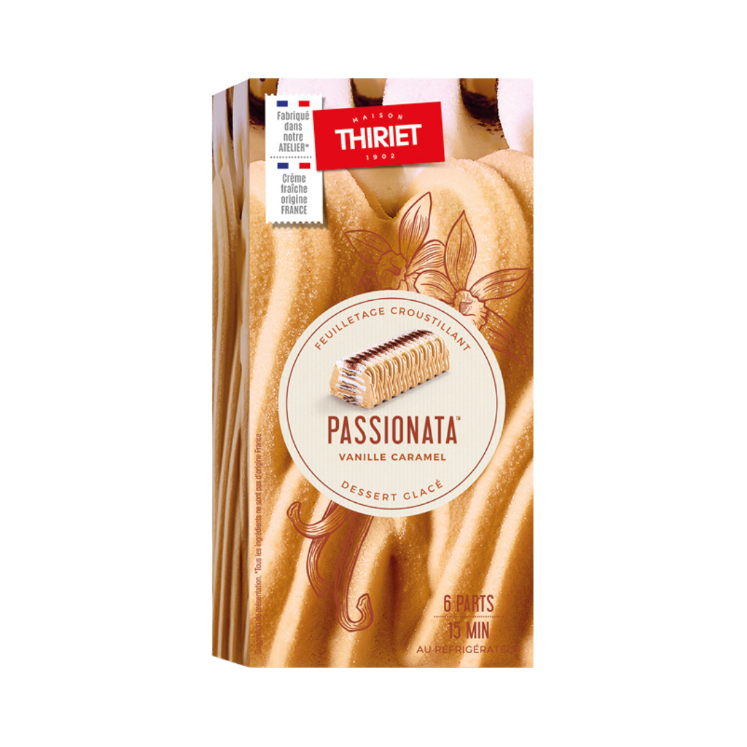 PASSIONATA VANILLA-CARAMEL DESSERT 340G 6 PORTIONS (