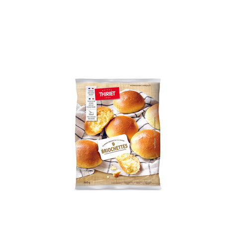 PURE BUTTER BRIOCHES 360G 9 PIECES (#112994)