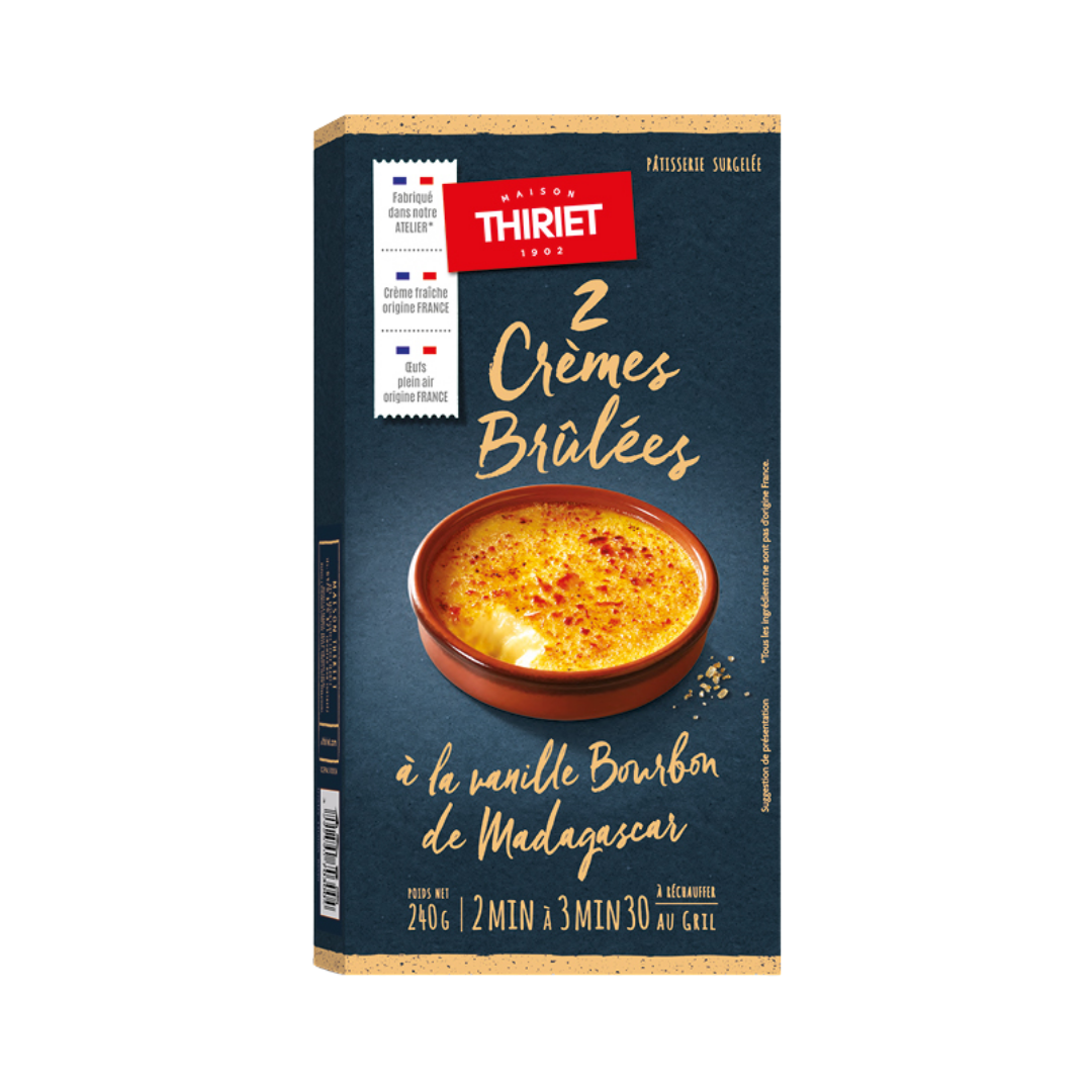 CREMES BRULEES 240G 2 PIECES (
