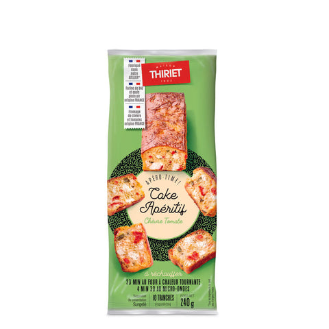 SAVOURY APPETIZER CAKE WITH GOAT CHEESE 240G 10 SLICES (#113004)