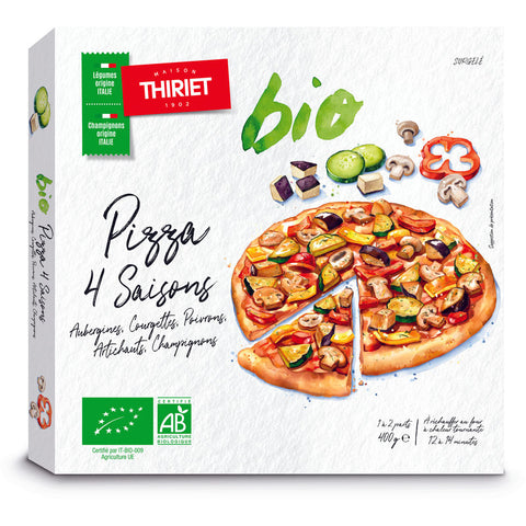 PIZZA ORGANIC 4 SEASONS VETEGARIAN 200G 1-2 PORTIONS (#113021)