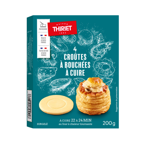 PUFF PASTRY VOL-AU-VENT (READY-TO-BAKE) 200G 4 200GX4PC (#113044)