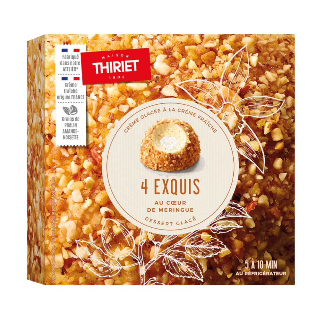 EXQUIS DESSERT W MERINGUE 340G 4 PIECES (