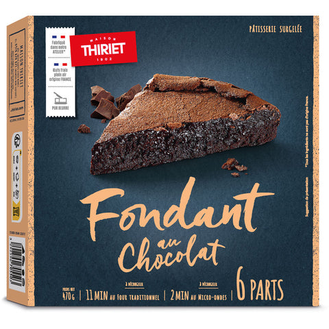 CHOCOLATE FONDANT 470G 6 PORTIONS (#113050)