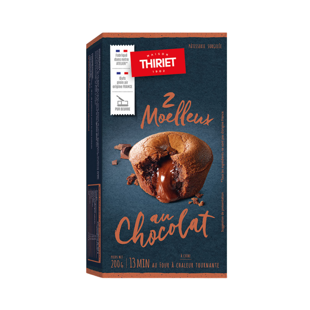 CHOCOLATE LAVA CAKE 200G 2 PIECES (