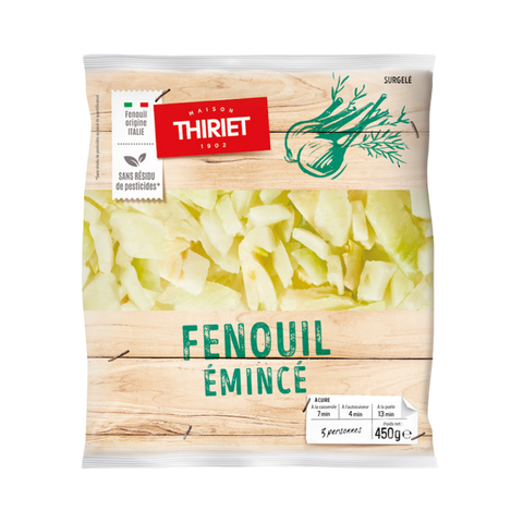 THINLY SLICED FENNEL 450G 3 PORTIONS (#113080)