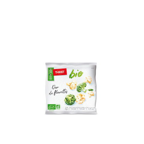 ORGANIC DUO BROCCOLI-CAULIFLOWER FLORETS 600G 4 PORTIONS (#113082)
