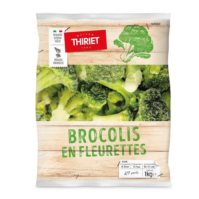 BROCCOLIS FLORETS 1KG 6-7 PORTIONS (