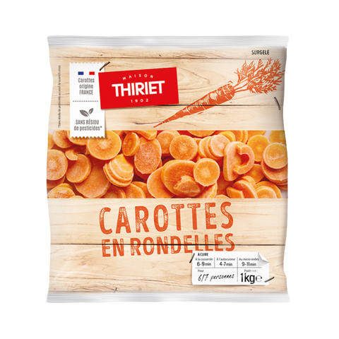 SLICED CARROTS 1KG 6‚ÄÌ7 PORTIONS (#113099)